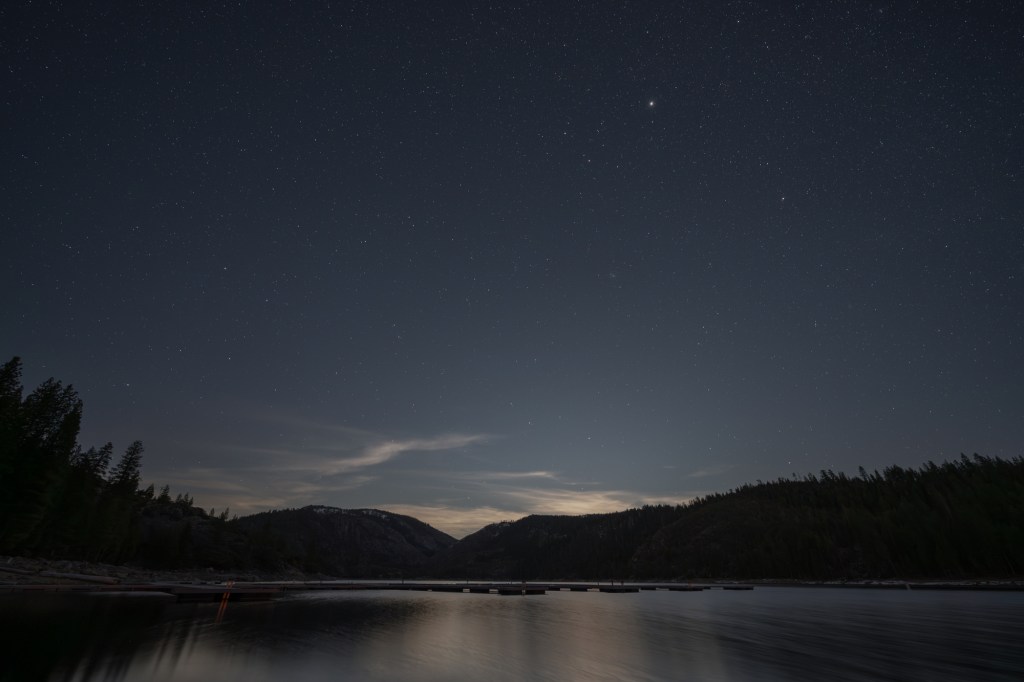 Capturing the Moonrise at Pinecrest Lake 02/03/2026&nbsp;🌙