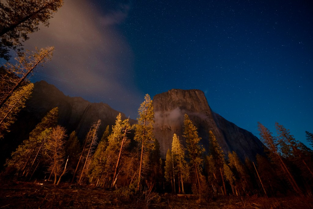 El Capitan Illuminated By&nbsp;Fire